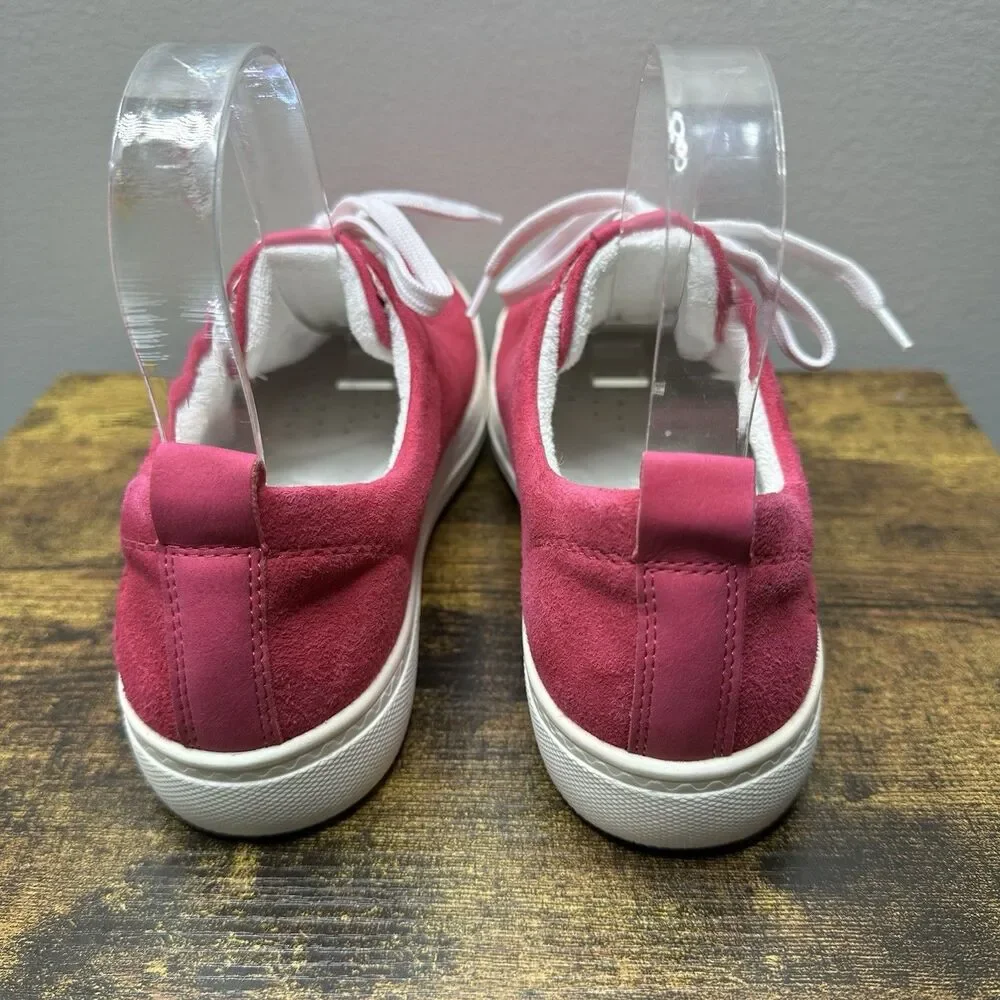 Remonte Sneaker Comfort Suede Trainer Women's Size 38 Pink Leather Upper Comfort